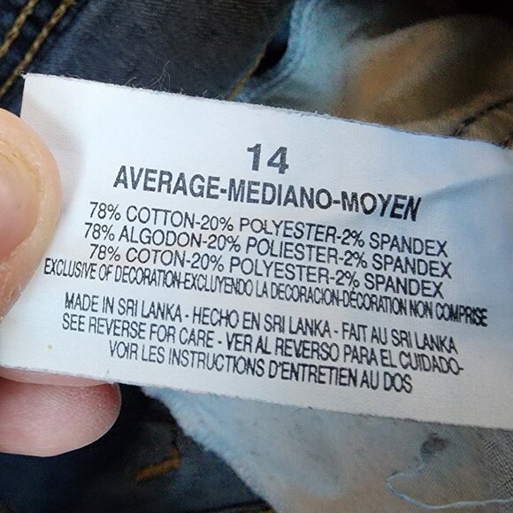 Gloria Vanderbilt "Amanda" Straight Leg Jeans Size 14 - Picture 7 of 14